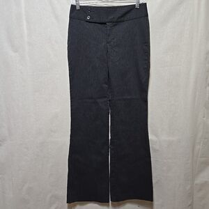 Vintage Ellemenno Y2K  Waistband Trousers - Juniors Size 7 Charcoal Grey Stretch